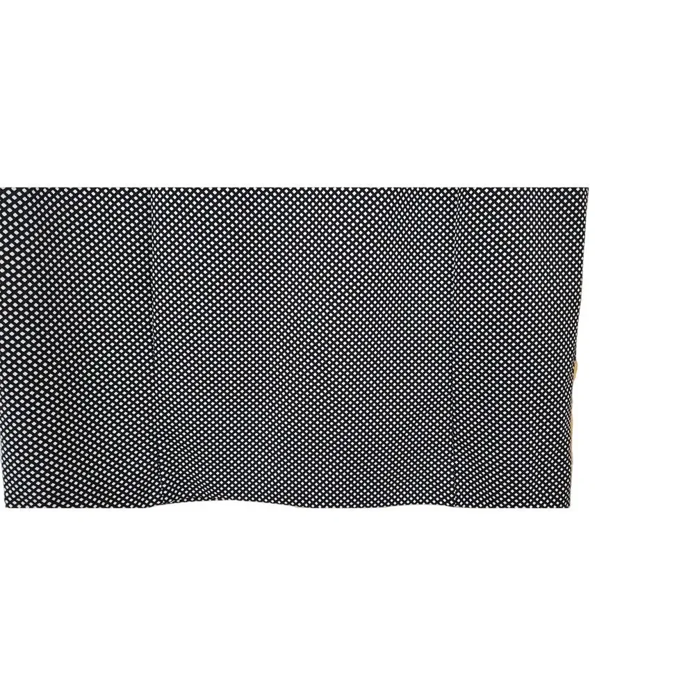 Michael Kors NWT Womens Black White Polka Dot Lined Skirt Sz L - Picture 3 of 10